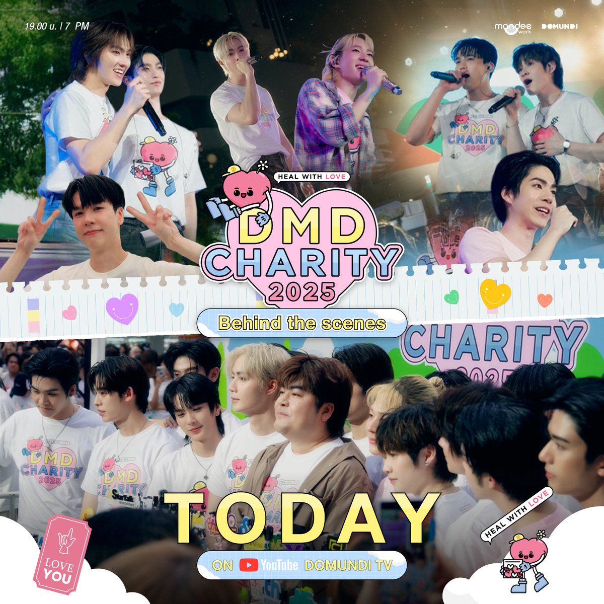 TODAY ‼️

พบกับภาพบรรยากาศความสนุกพร้อมอิ่มบุญไปพร้อมกัน 🥰 หนุ่ม ๆ ดูมันดิ พาไปออกบูท เล่นกิจกรรมมากมาย และโชว์สุดพิเศษที่ทุกคนชื่นชอบ 🎶 รอรับชมไปพร้อมกัน ✨

YouTube : DomundiTV
📽️ : youtu.be/ppBEFzS9Zg0

#BTSDMDCharity2025