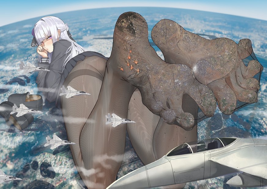 Skeb OC双子ちゃん ギガサイズ 日本踏破 