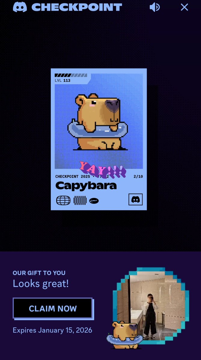 curlxyz's tweet image. Udah lama gak buka discord eh ada #discordwrapped #discordcheckpoint 🤩 lucu juga dan meyakini bahwa ini beneran platform yang cocok buat gamers tapi kita lebih sering bahas film @gloomingdale 🎥👻