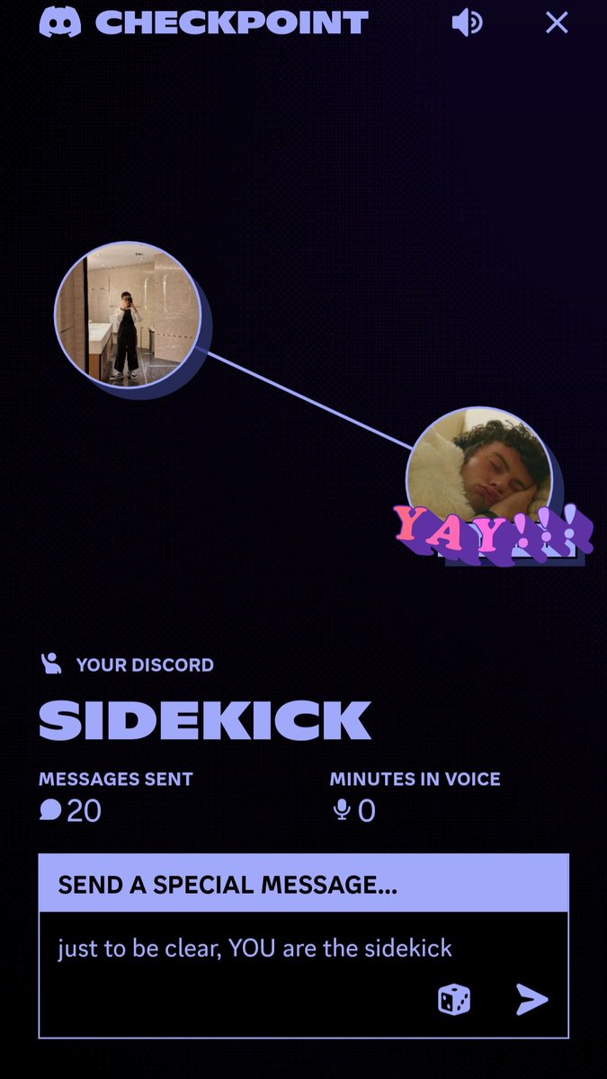 curlxyz's tweet image. Udah lama gak buka discord eh ada #discordwrapped #discordcheckpoint 🤩 lucu juga dan meyakini bahwa ini beneran platform yang cocok buat gamers tapi kita lebih sering bahas film @gloomingdale 🎥👻