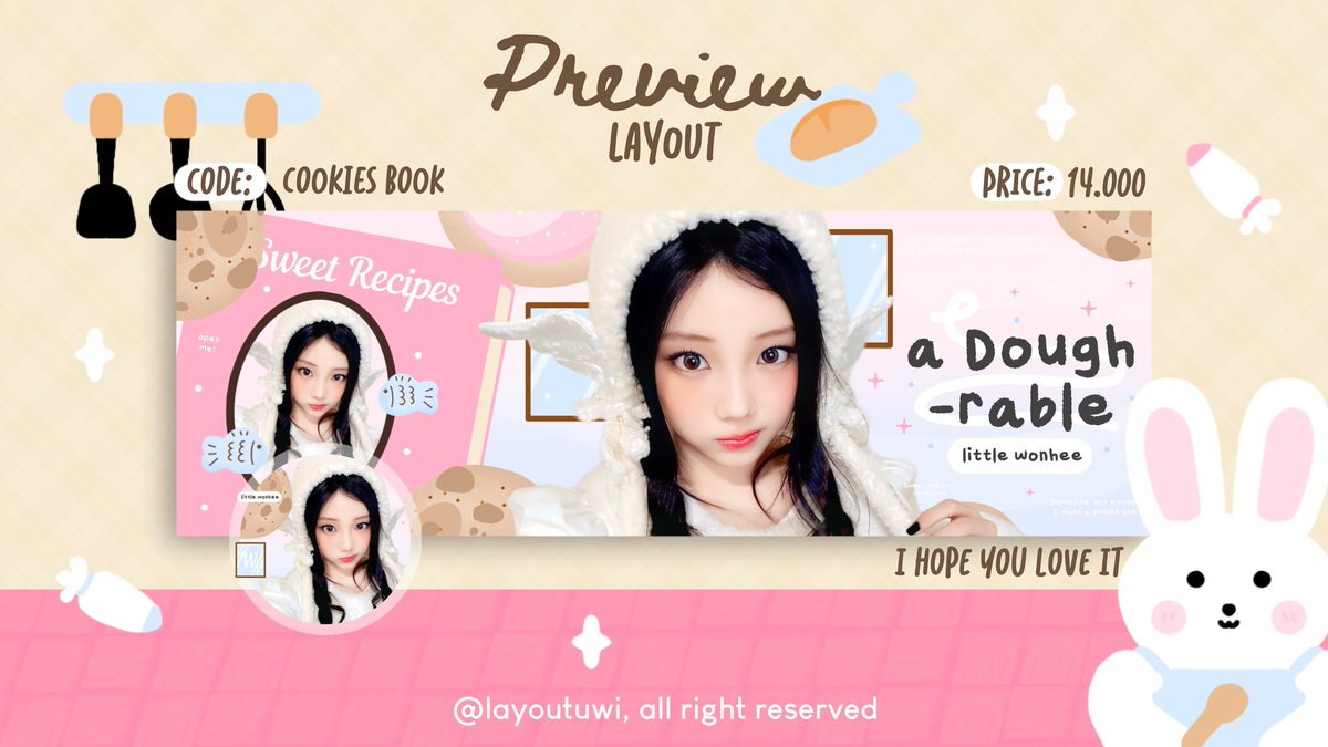 layoutuwi's tweet image. help repost? thanks!

halo, aku bawa layout ready stock wonhee
terbaru free retext, yg bisa di take di dm-ku sekarang juga. Yuk jajan🩷 #zonauang