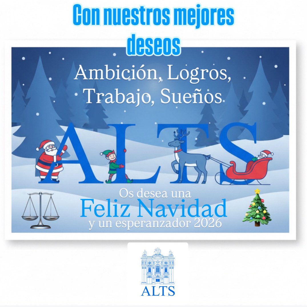 Los mejores deseos para estas fiestas y para el próximo año