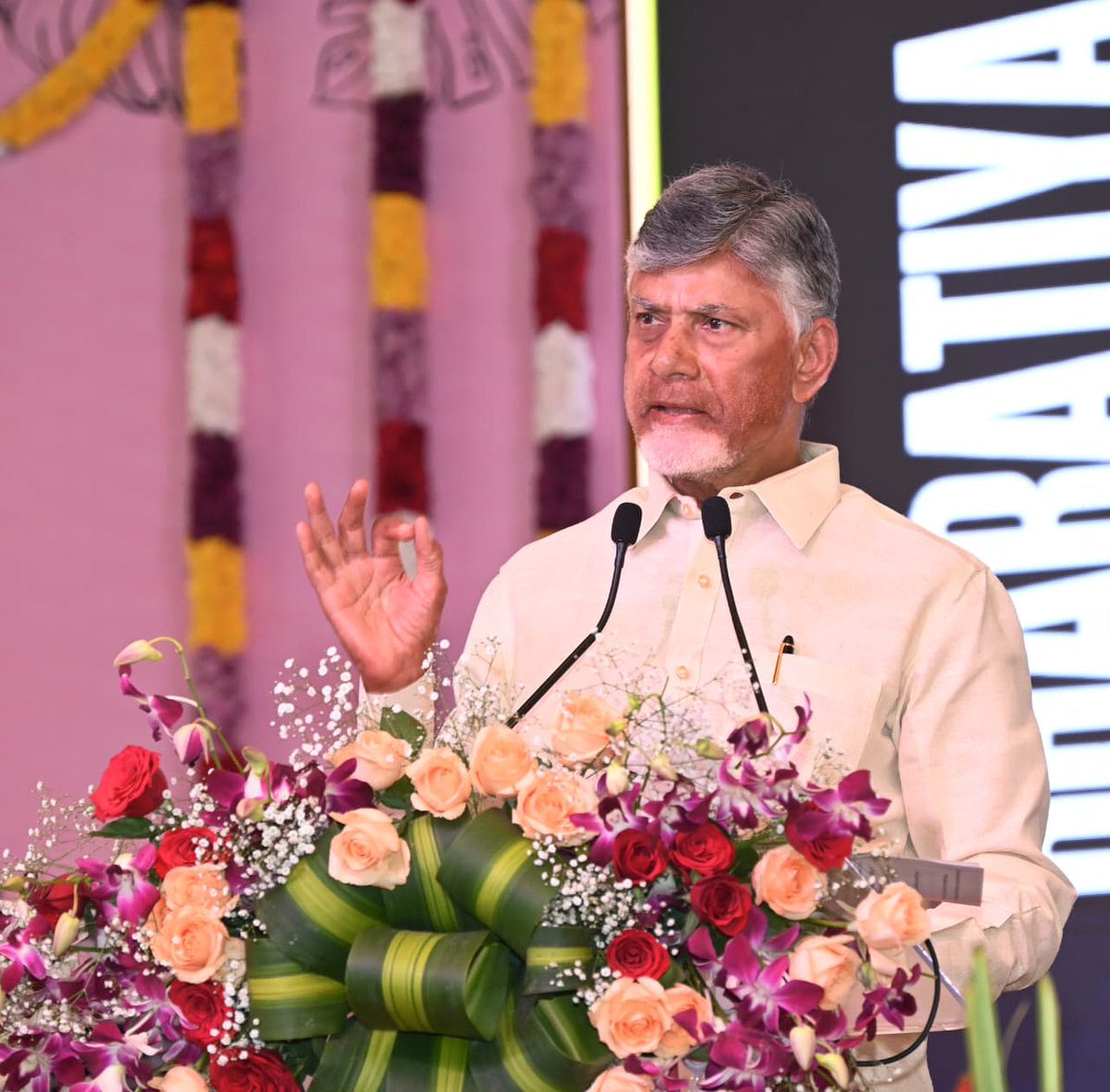 ncbn's tweet photo. Delighted to join RSS Sarsanghchalak Shri Mohan Bhagwat Ji, Union Minister of State Shri Jitendra Singh Ji, and distinguished dignitaries and scientists at the inaugural session of the Bharatiya Vigyan Sammelan in Tirupati. Spoke on the importance of preserving India’s knowledge systems while advancing science and technology. @DrMohanBhagwat @DrJitendraSingh