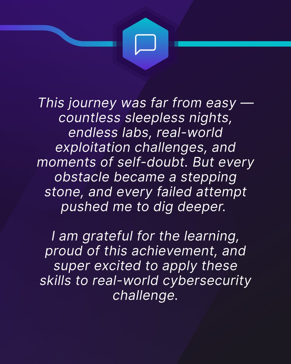 offsectraining's tweet image. As we close out the year, we’re proud to recognize our final #TryHarder learner of 2025: someone who stood out not just for earning a certification, but for the resilience and passion they bring to cybersecurity. This month, we’re recognizing Vivekanand Jadhav, who is now