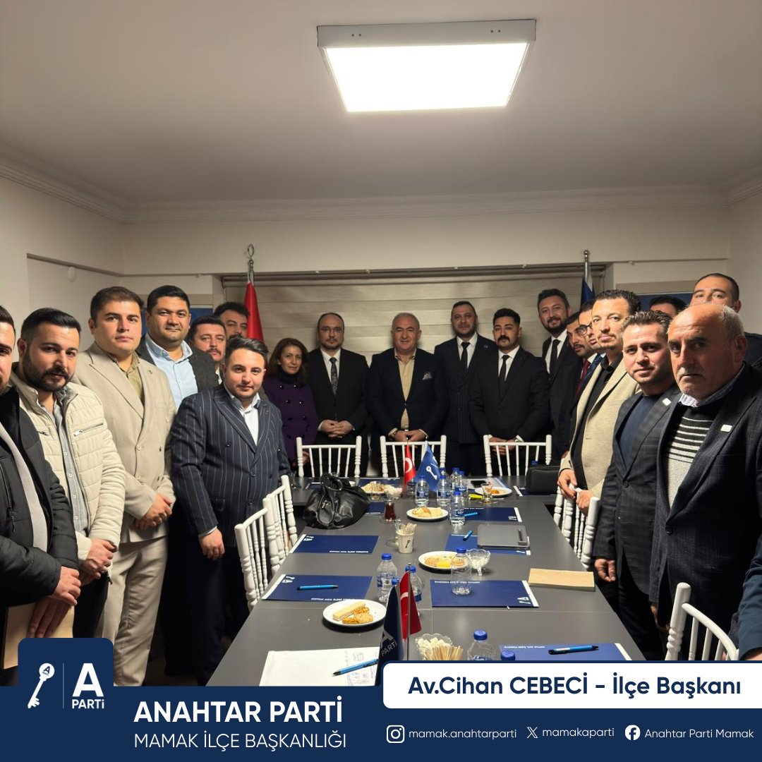 Anahtar Parti Ankara İl Teşkilat Başkanımız Asım ERTUĞ, Teşkilat Başkan Yardımcılarımız Yavuz AKBULUT ve Ersel SAÇAN tarafından ilçe başkanlığımız ziyaret edilmiştir.