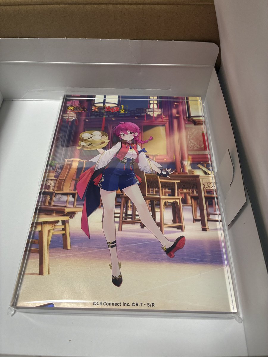 こちらのらんまアクリルブロック当選して受け取りました、有難うござい