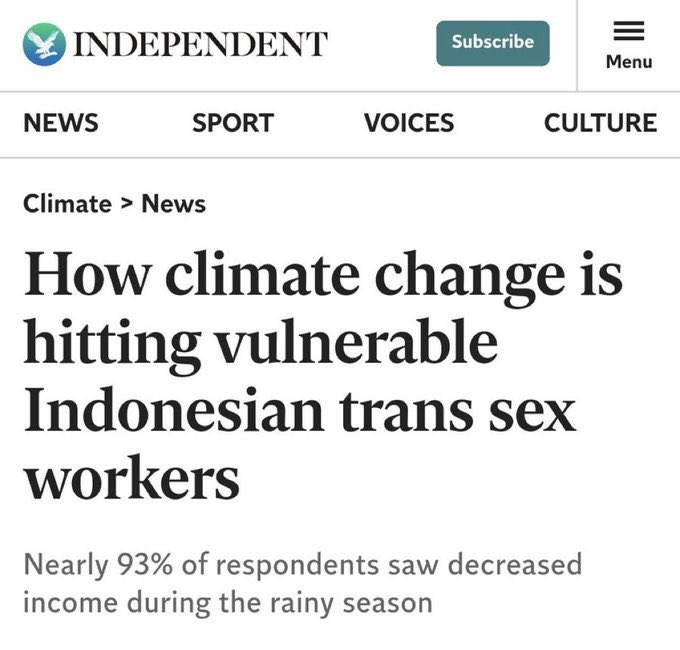 Wokeness besteht im wesentichen aus: Postkolonialismus, Gender Ideologie, Queer Theory Ideologie, Intersektionalität und der Klimaschutz-Ideologie, welche das Klima zu keinem Zeitpunkt geschützt hat.

Die Schlagzeile unten zeigt, dass diese Ideologien nicht losgelöst voneinander