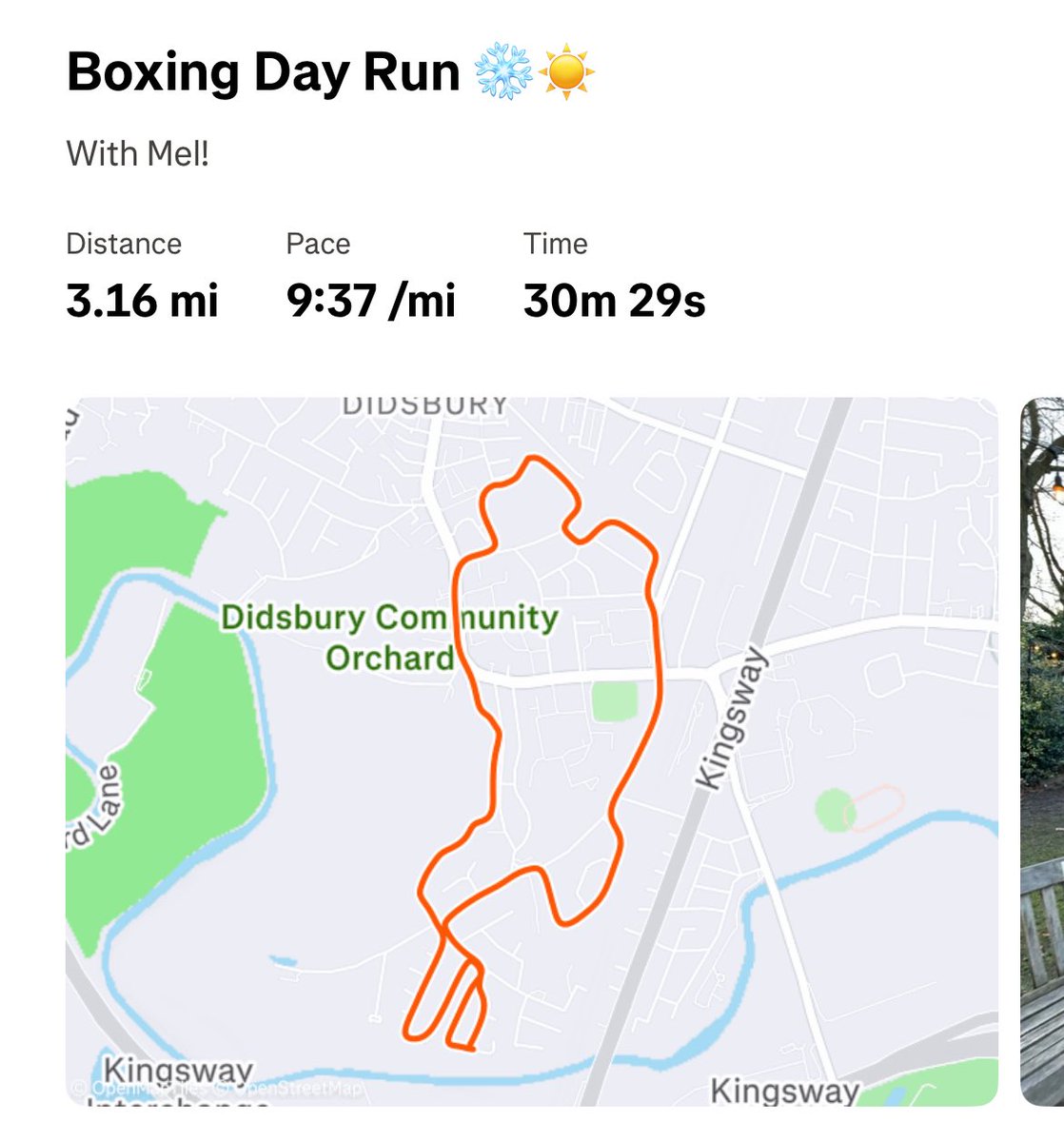 emmelinewd19's tweet photo. Boxing Day Run βοΈβοΈ
Back in time for breakfast and a Buzz Fizz π₯βΊοΈ
@UKRunChat #running #boxingdayrun https://t.co/hKICNRJ1XJ