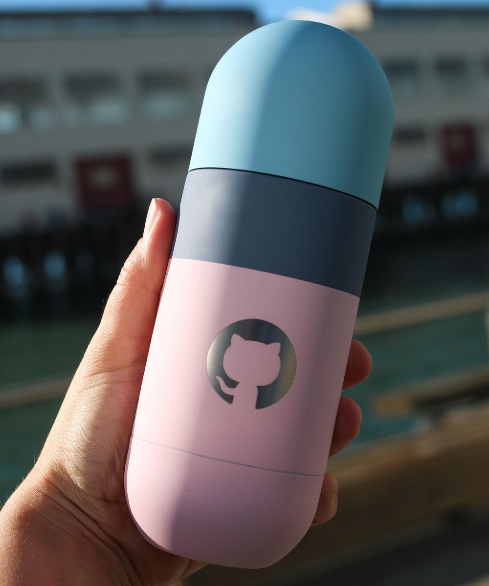 github's tweet image. The perfect thermos to keep your ☕️ warm on long walks (or while sitting on the couch). Find yours in the GitHub Shop: thegithubshop.com/collections/sh…