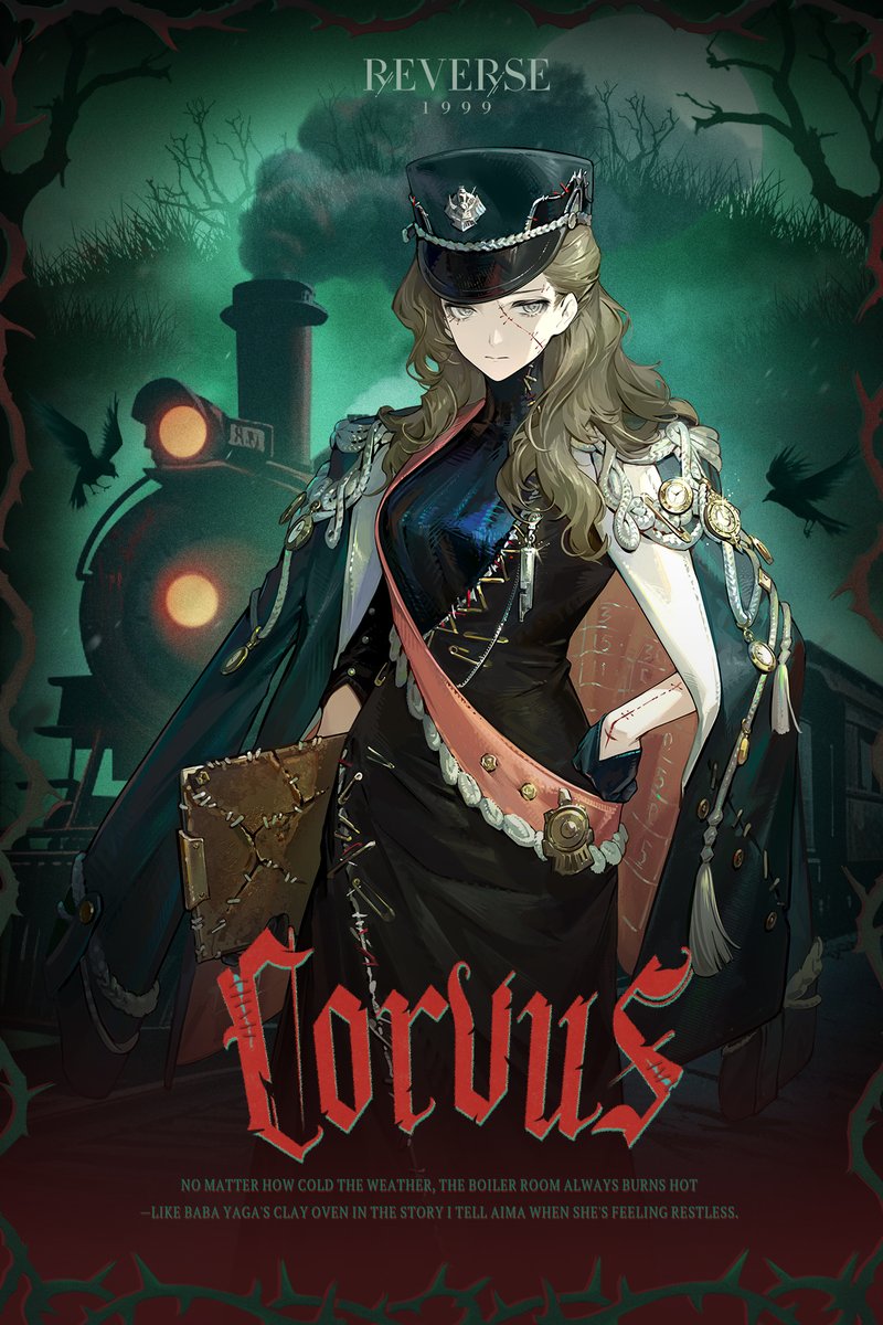 Reverse1999_GL's tweet image. New Character | Corvus

The tangled seams running across her skin divide her expression into eerie fragments, enough to chill most who see her.

Version 3.1 The Midnight Whistle is now available.

#Reverse1999Ver3ꓸ1 #TheMidnightWhistle #Corvus