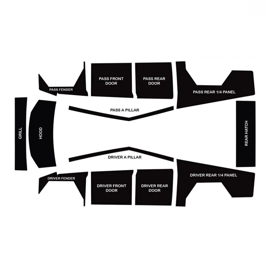 Cybertruck Pre-Cut McLaren Orange Color PPF Paint Protection Wrap (Scan QR code on eBay)ebay.com/itm/4064854354…