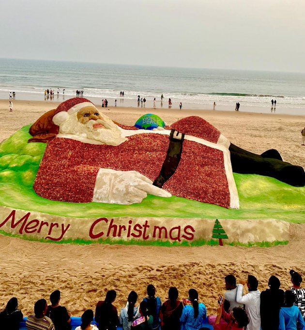 What is this posture? It seems as if a drunk Santa has collapsed on the beach.