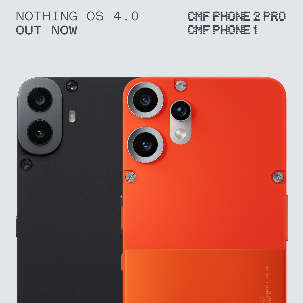 TusharG98540565's tweet photo. Nothing OS 4.0 based on Android 16 is rolling out to CMF Phone 1 and CMF Phone 2 Pro.
The rollout is happening in phases.
• CMF Phone 1 is rolling out today.
• CMF Phone 2 Pro follows over the coming weeks.
#Nothing #NorhingOS4 #CMFPhone1 #CMFPhone2Pro https://t.co/NI8DXqOnmD