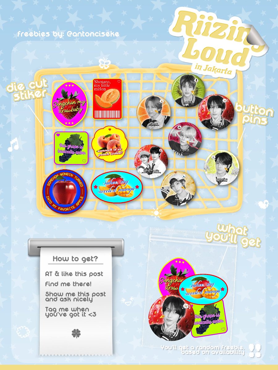 antonciseke's tweet image. RIIZING LOUD IN JAKARTA 🌟🧣
💥 freebies by @antonciseke ⁎⁺˳✧  

☆ claim details on pic
☆ very limited qty
☆ time &amp;amp; place - tba 🍓
☆ rt like are appreciated &amp;lt;3

#RIIZINGLOUD_IN_JAKARTA
#RIIZINGLOUDinJKT