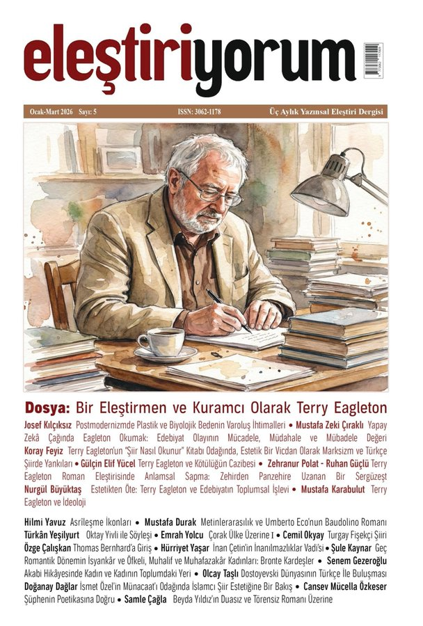 Eleştiriyorum dergisinin yeni sayısı (Ocak-Mart 2026) görünmüş. Dergide sanırım ilk kez bir dosya yapıldı. Herkesin emeğine sağlık. Ben de T.S. Eliot hakkında sürdürdüğüm yazıların yenisiyle bu sayıdayım. 📌

edebiyathaber.net/elestiriyorum-…