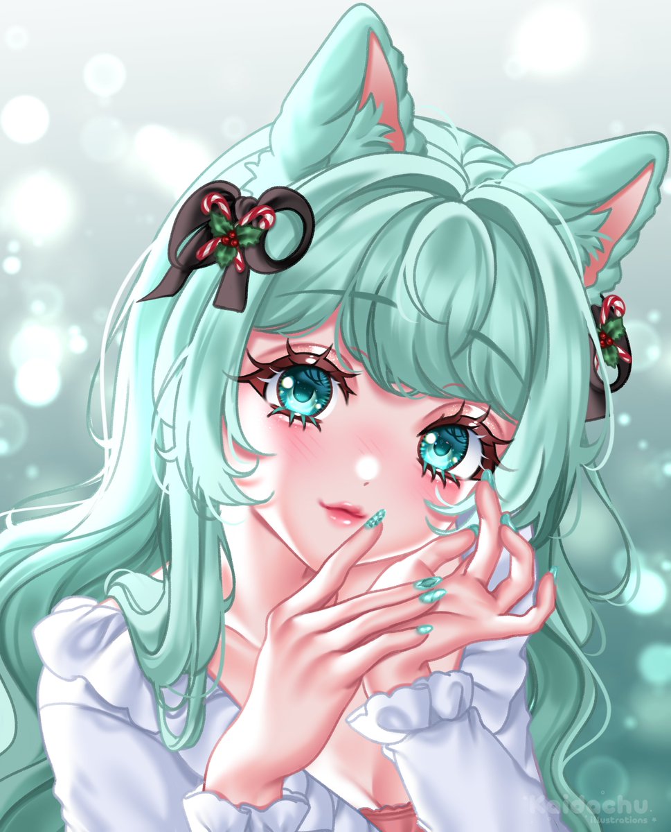 Kaidachu's tweet image. Merry Christmas! 🎄💖

A little pile of festive art I made this month!