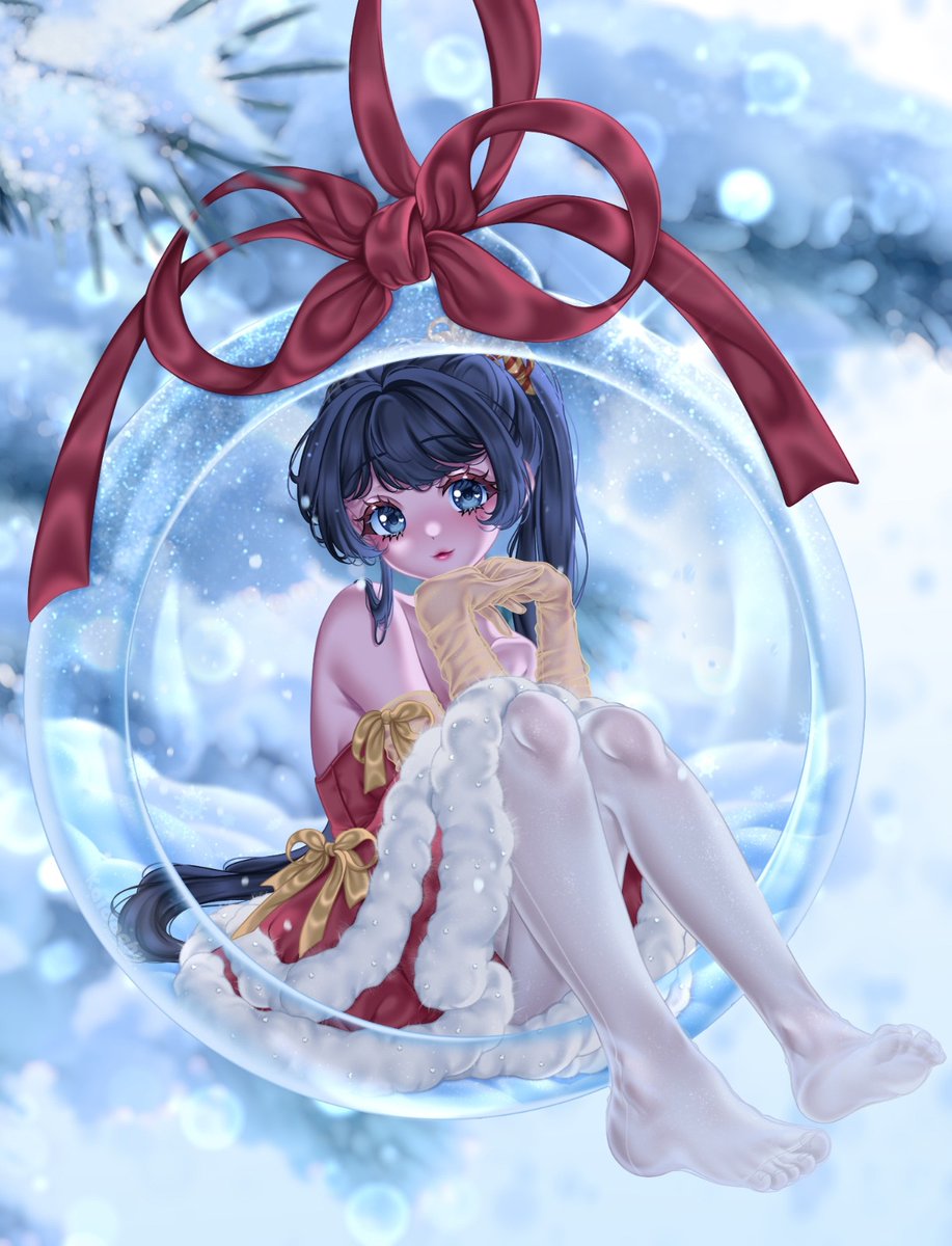 Kaidachu's tweet image. Merry Christmas! 🎄💖

A little pile of festive art I made this month!