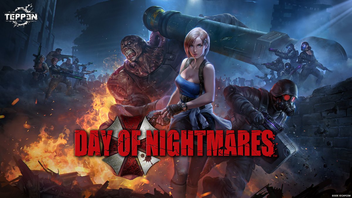 ✨TEPPEN メモリアルイベント -DON-✨
ログインボーナスやミッションで、「DAY OF NIGHTMARES」のアイテムをゲットしよう！🎁

#TEPPEN