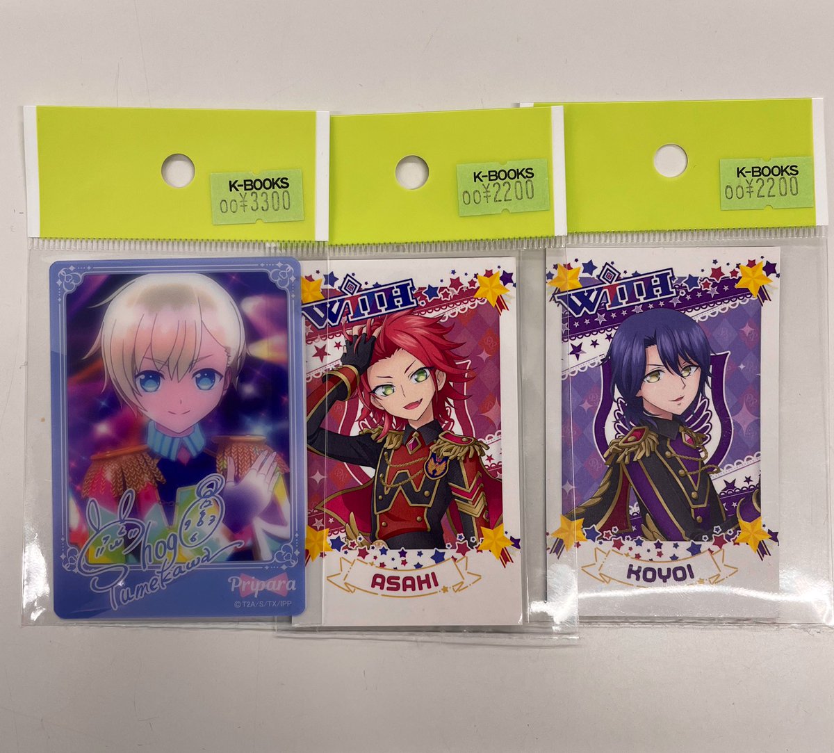 入荷情報】 プリパラ WITH プリパシャカード ミニクリアカード 入荷