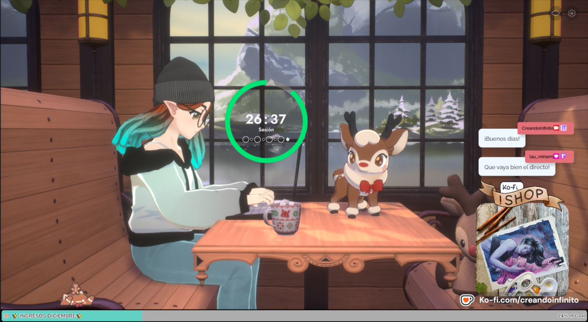 ¡Buenos días! 
Empezamos directito hasta las 17:10 aprox. ¿Te vienes y nos hacemos compañía coworkil?