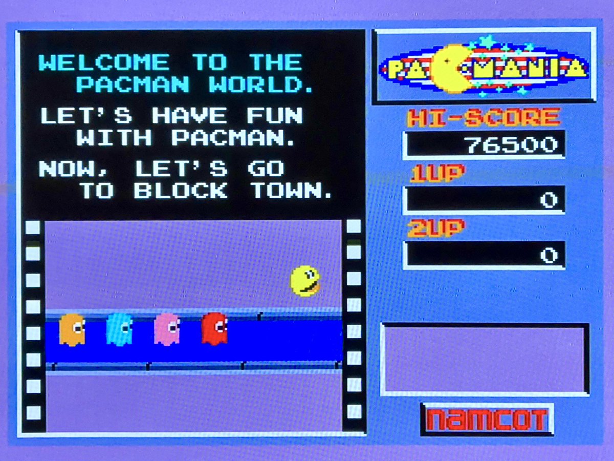 MSX 2 ナムコット パックマニア 到着📬ナムコの名作 パックマン の迷路