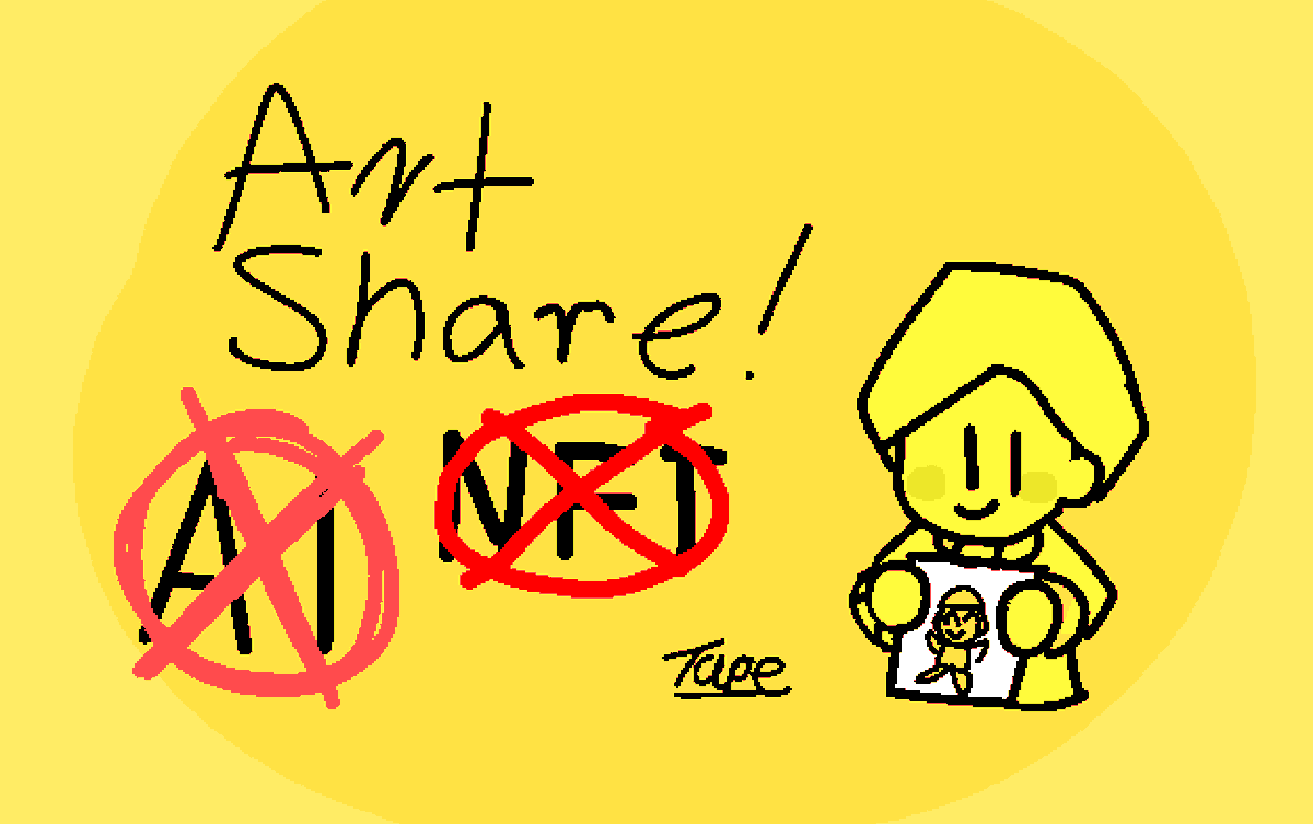 Hey artists, drop your cool hand-made art! Have fun! 💛💛

#artshare