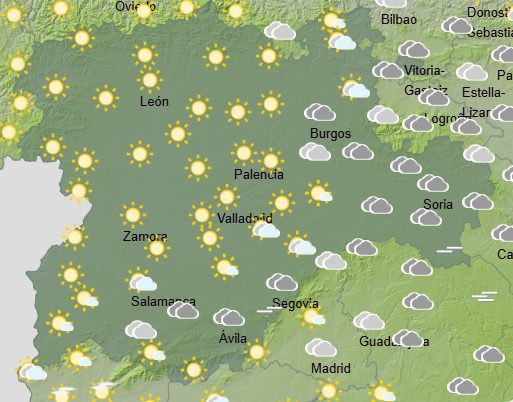 Buenos días. Se esperan hoy cielos en general despejados, con algo de nubosidad más hacia el sur y el este de la Comunidad. Las temperaturas máximas alcanzarán, como mucho, los 7º C.