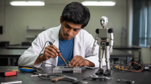 EmbeddedSchool's tweet photo. 🚀 Build the Future with ROBOTICS 🤖✨

#ElysiumEmbeddedSchool #Robotics #RoboticsForStudents #Education #EngineeringLife #Automation #ArtificialIntelligence #IoT #EmbeddedSystems #RoboticsEngineering #LearnRobotics #CareerGrowth #SmartTechnology #TechTrends #EducationGoals https://t.co/BGSfWyoXu5