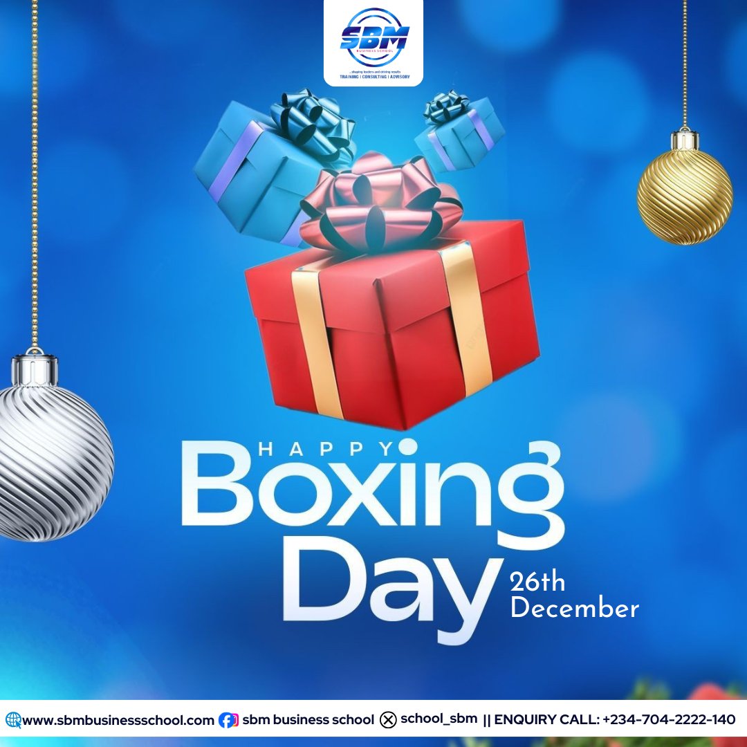 school_sbm's tweet photo. A day to look beyond celebration and think about contribution.
Be intentional with what you share.
What you share, what you improve, and what you carry forward matters.
The season may be festive, but progress stays intentional.
#SBMBusinessSchool #SBMBS
#BoxingDayReflection https://t.co/biHzOXzc8V