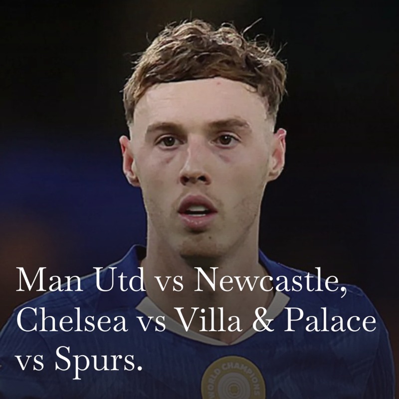JLA_Productions's tweet photo. ▪️ Man United vs Newcastle 
▪️ Chelsea vs Aston Villa
▪️ Crystal Palace vs Spurs 

The Narrative for Gameweek 18 is now live and completely FREE to read for all subscribers. 🗣️