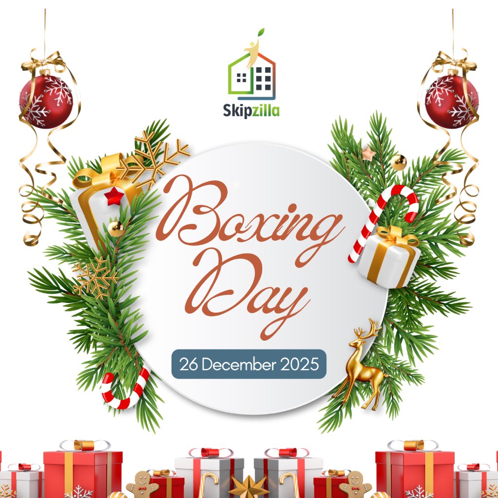 Skipzilla_SE's tweet photo. May you be showered with beautiful gifts &amp; choicest blessings! ❤️
Happy Boxing Day! 🎁

#boxingday #gifts #enjoy #festival #happiness #love https://t.co/SWmeecTtq9