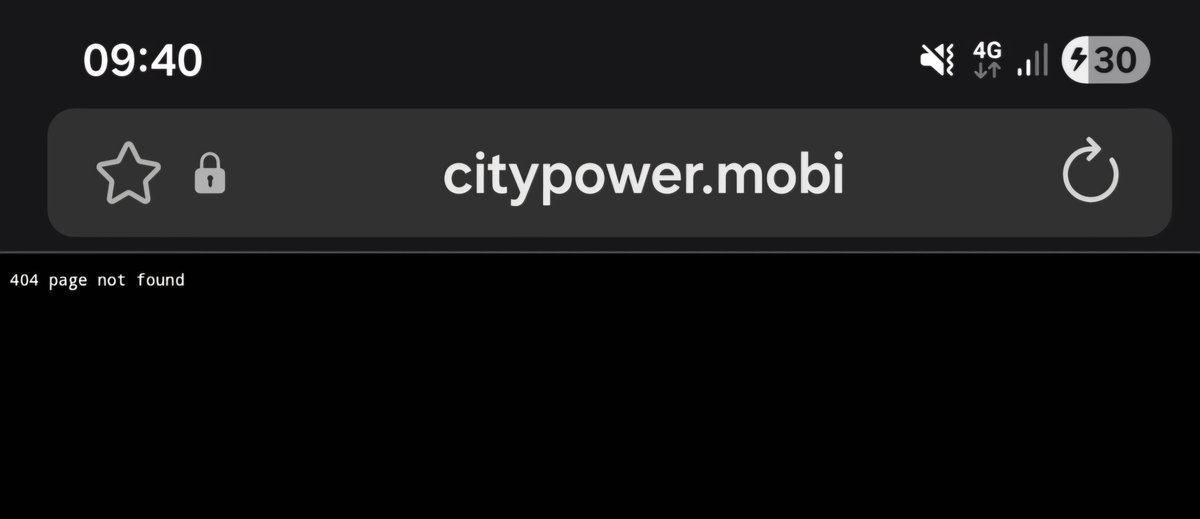 Tash232Natasha's tweet photo. @CityPowerJhb When trying to access the city power fault logging mobi site. https://t.co/0kJTQBdeCN