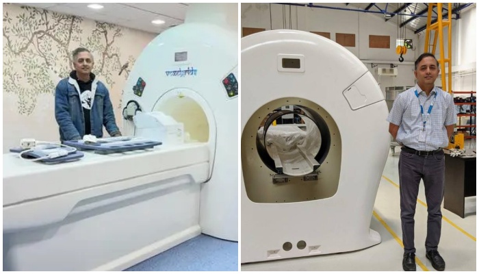 Backed by Zoho and Govt of India, Bengaluru start-up VoxelGrids builds first ‘Made In India’ MRI scanner, now installed at Chandrapur Cancer Care Foundation.

It boasts of 40% cost reduction, less power consumption and compact build
opindia.com/news-updates/b…