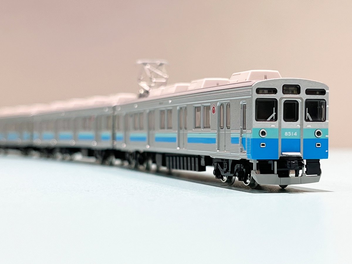 東急電鉄8500系(8614編成・黄色テープ付き)10両編成セットが入荷して