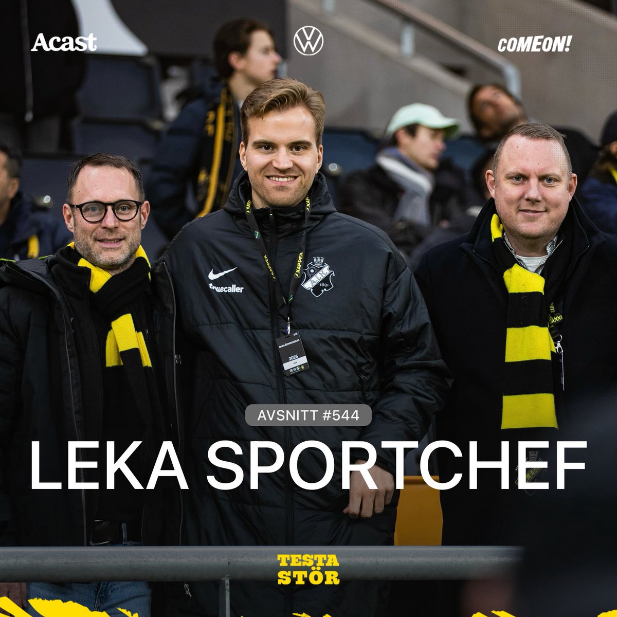 ⚫️🟡⚫️ LEKA SPORTCHEF!

Vi tar återigen på oss sportchefshatten och rattar AIK:s vinterfönster. Förutsättningarna drar vi inledningsvis, och sedan både rensar, breddar och spetsar vi truppen utifrån RELATIVT realistiska förutsättningar.

🎧 open.spotify.com/episode/5dYpcf…