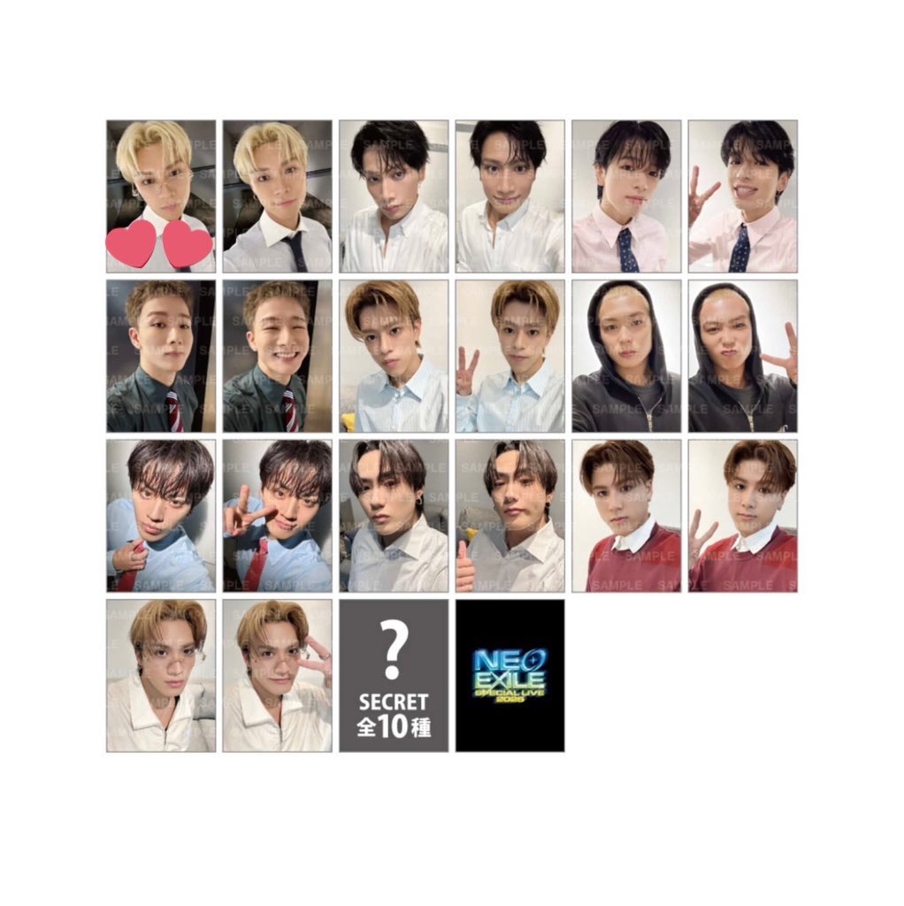 NEO EXILE SPECIAL LIVE 2025 フォトカ リル TJBB WHH 譲▶️山田晃大