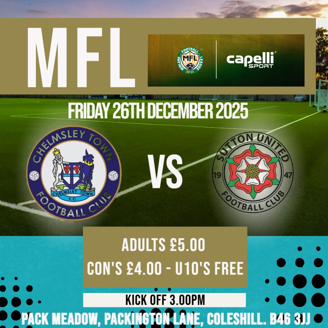 Chelmsley Town FC 🏴󠁧󠁢󠁥󠁮󠁧󠁿 tweet media