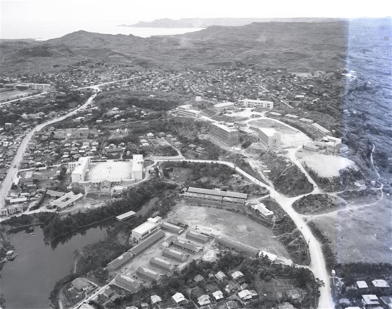 1956年1月6日 琉球大学航空写真（首里キャンパス） 今日からちょうど70