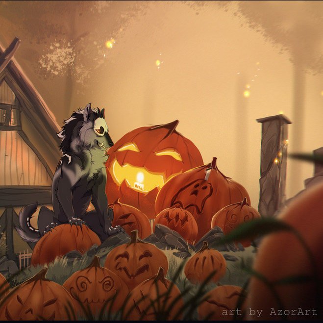 azorartFR's tweet photo. 🎃
.
.
.
#pumpkin  #halloween #haloween #wolf #art #drawing #digitalart #cute #mood https://t.co/l3rMbDD6US