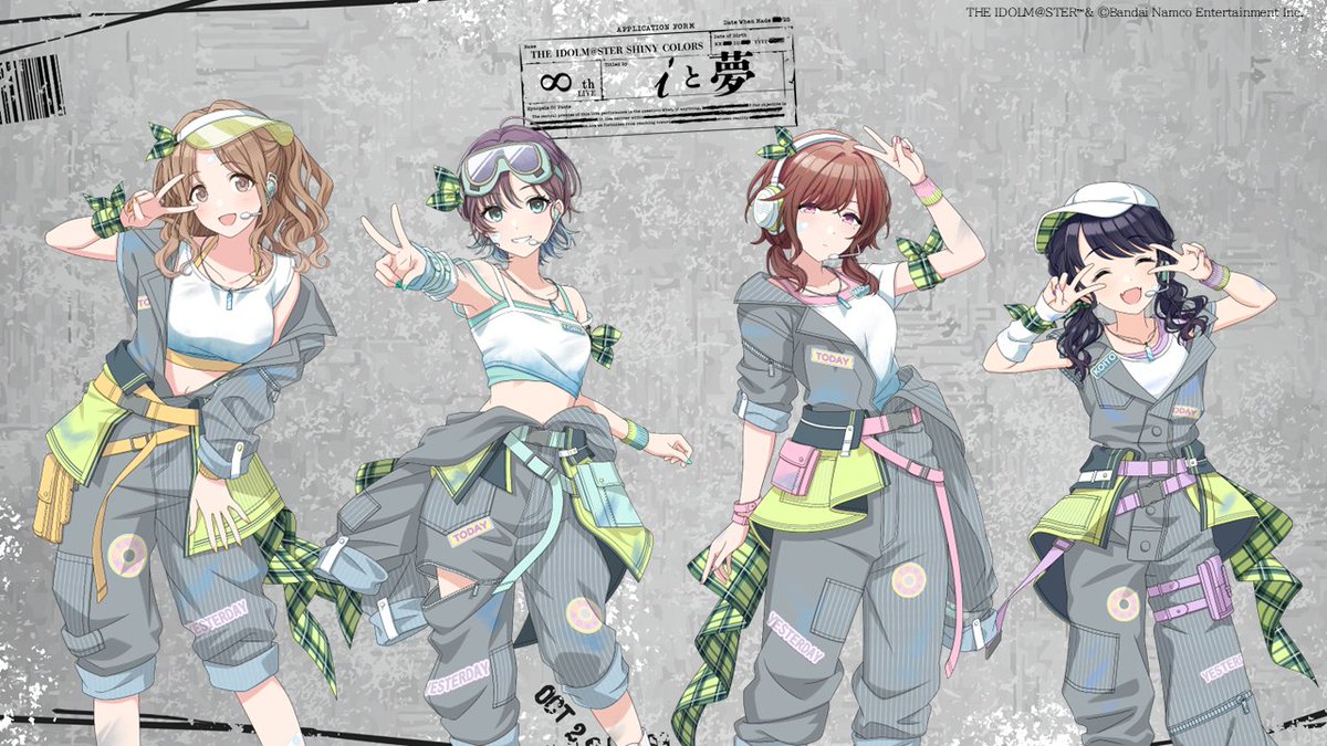 □□□□ THE IDOLM@STER SHINY COLORS ∞th LIVE iと夢 現地チケット