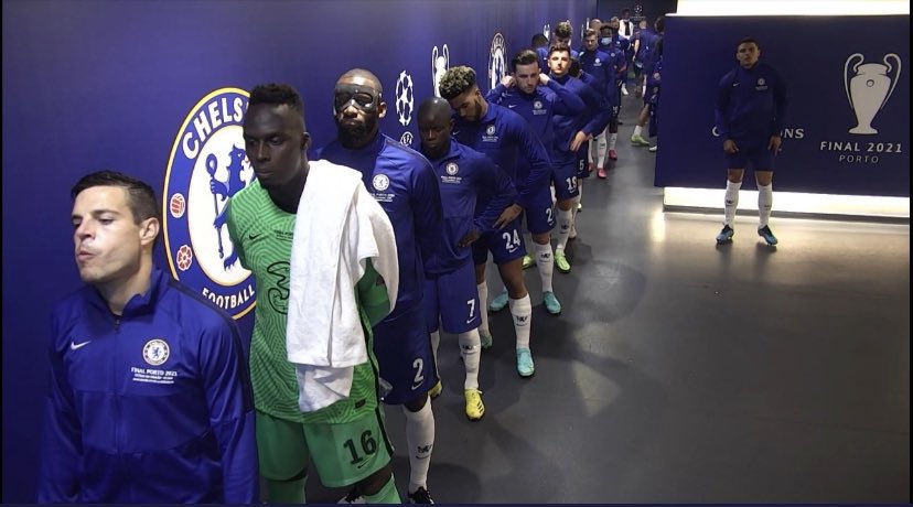 BlueboyNk's tweet image. We won our second UCL in the tunnel