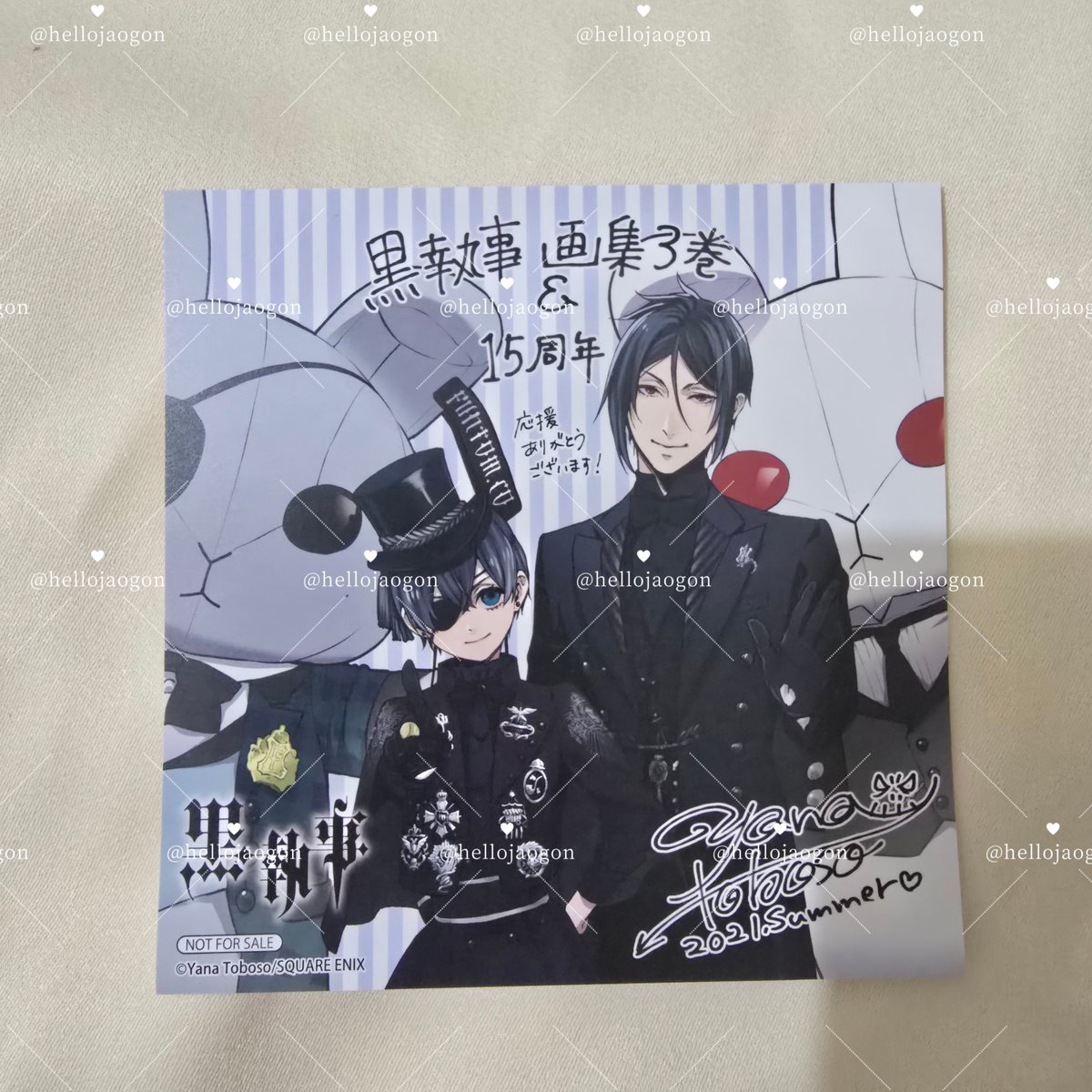hellojaogon's tweet photo. ♡ พร้อมส่ง ♡

Black Butler Art Book 3
- 1,050 บาท รวมส่ง flash
- สภาพเหมือนใหม่99% ไม่มีตำหนิ
- มีของแถมชิเอลเซบาสเตียน
- งานลายเส้นอ. Yana Toboso / Official

สอบถาม/ขอดูรูปเพิ่มเติม dm ได้ค่ะ

#ตลาดนัดพ่อบ้านปีศาจ #ตลาดนัดพ่อบ้านดำ #ตลาดนัดBlackButler #ตลาดนัดอนิเมะรวมด้อม https://t.co/zZ6V9F3LyN