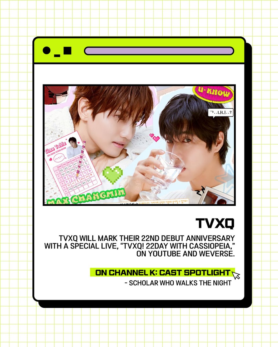 channelk_india's tweet image. The K-entertainment has been eventful this week🎁🌟

🎭#TheTaleofLadyOk has ranked 8th globally on #Times.
🎉#TVXQ has celebrated their 22nd anniversary.

Stay tuned with #ChannelK!🔗 go.channelk.in/4kMxbUy🔔

#LimJiYeon #ChooYoungWoo #HwangMinhyun #B1A4 #PrimeVideoIndia
