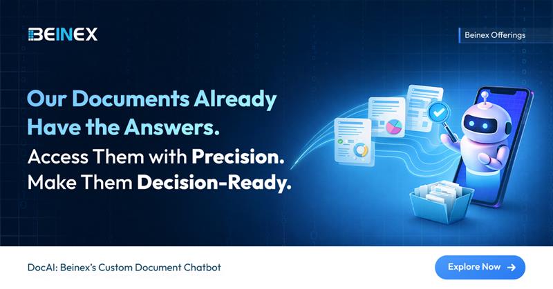 BeinexOfficial's tweet photo. Good decisions start with trusted information. Be it PDFs, PPTs, or lengthy reports, turn your documents into reliable answers, instantly. #DocAI helps you analyze, classify, and #extract what truly matters from your #documents.
Explore more: https://t.co/12nJhoJ5iW
#beinex #ai https://t.co/dKq2bGGE5u