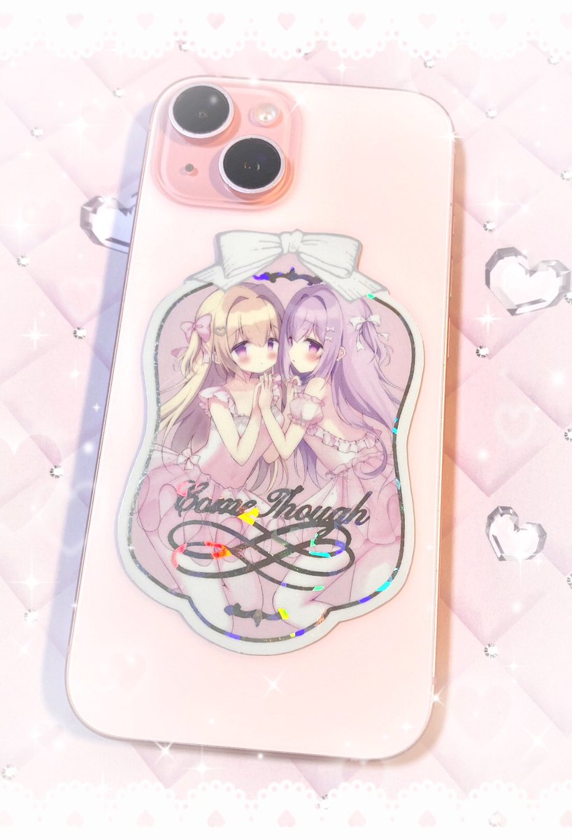 スマホに百合が咲きました🌸˚✧₊ 