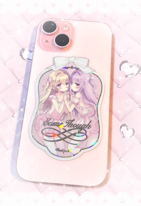 スマホに百合が咲きました˚✧₊