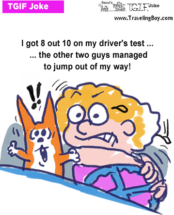 tgifjoke's tweet photo. [TGIF] 😝 Driving Test - https://t.co/iuTD53GDha https://t.co/bwXzLJ7lwU