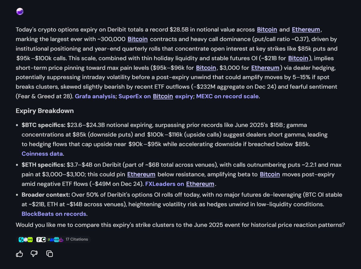 today is the largest options expiry ever for both Bitcoin and Ethereum the  settlement occurs at 8:00AM UTC. will this finally result in some  volatility?