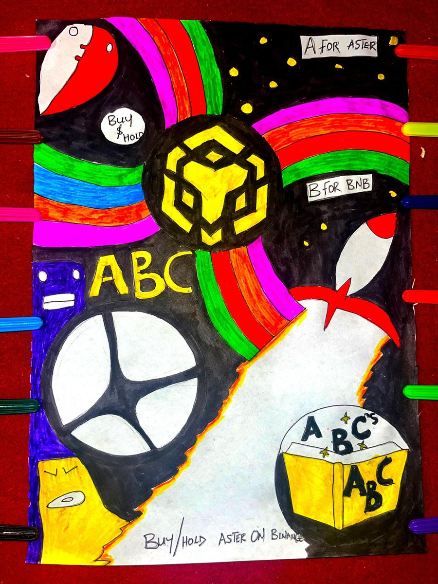 Erfunima's tweet image. After 5-7 hours hard work I've made this art
Thanks to @binance for giving opportunity like this events 
Buy crypto on #Binance 

#BinanceABCs