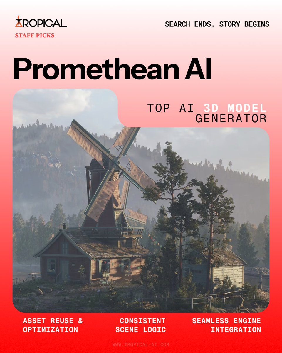 tropical_ai's tweet photo. One of the top AI tools for 3D model generation, @PrometheanAI by @_ArtIsAVerb
There is a right tool for all, and you shall find it on Tropical
#foundontropical #3danimations #aitools #3DModel #prometheanAI https://t.co/YRrOl6zyPw